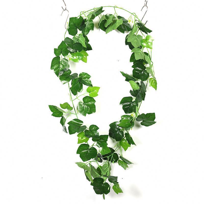 Plastic Artificial Plants Floral Backdrop Flower Durable Artificial Leaf Artificial Wall Flower Arrangement Vine Wall Decoration