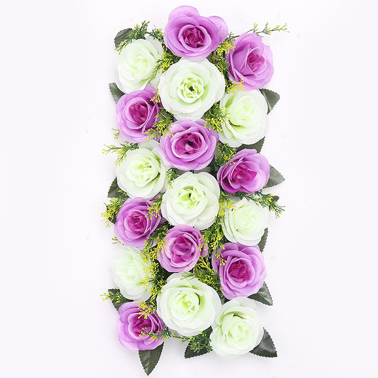 Artificial Flower Wall Backdrop for Wedding Flower Backdrop Wall Decoration 3d Wall Flower Decors Hanging Garland