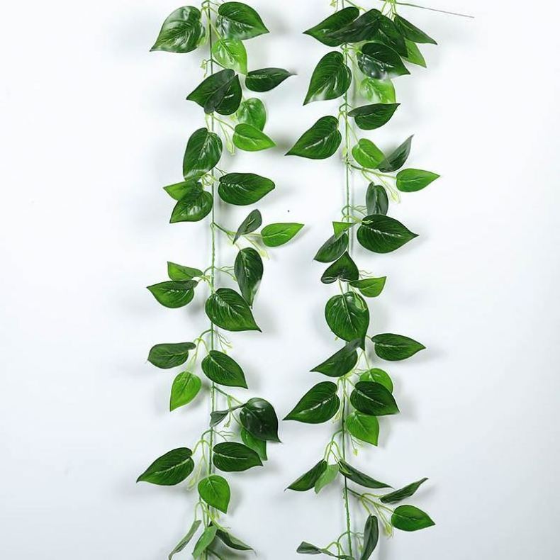 Plastic Artificial Plants Floral Backdrop Flower Durable Artificial Leaf Artificial Wall Flower Arrangement Vine Wall Decoration