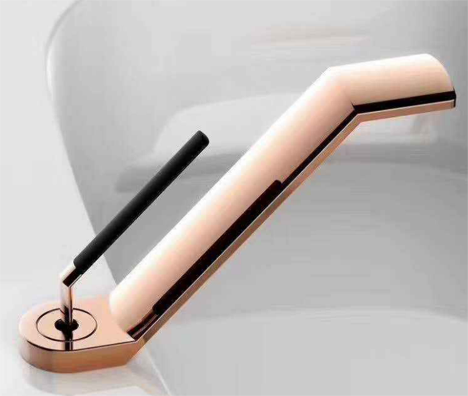 Customized by manufacturer Modern Latest Design Matte Black rose gold Brass mixer Basin Single Hole Bathroom Faucet Tap