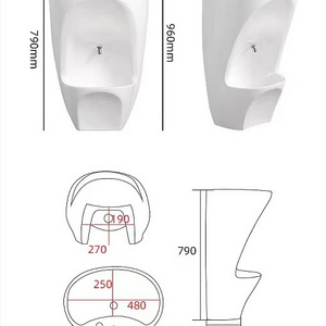 Samiyah muslim basin stand full pedestal ceramic bathroom sink double level wash stand wudu