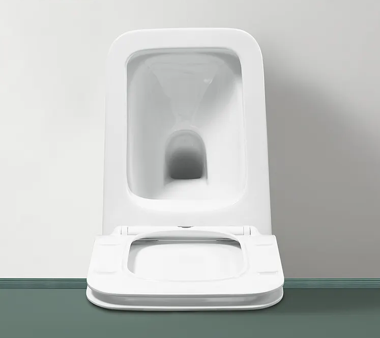 Wholesale P-Trap one Piece  Wc Toilet Bowl bathroom marble pattern color wall hung  closed coupled wc toilets price