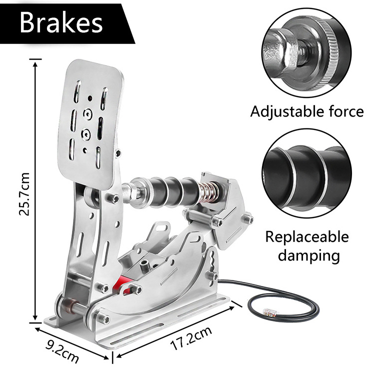 sim racing load cell pedals sim racing drift racing simulator pedals