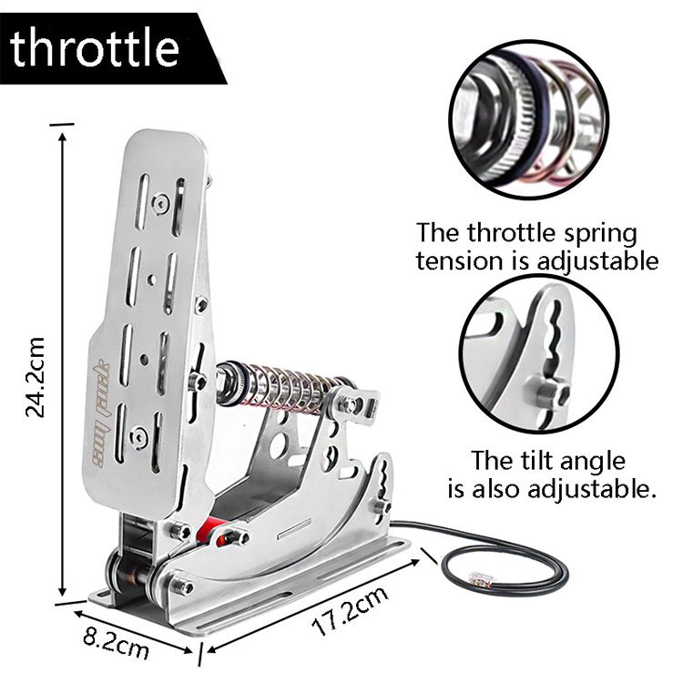 Professional Sim Racing Accelerator Simracing PRO Pedals With Load Cell Technology