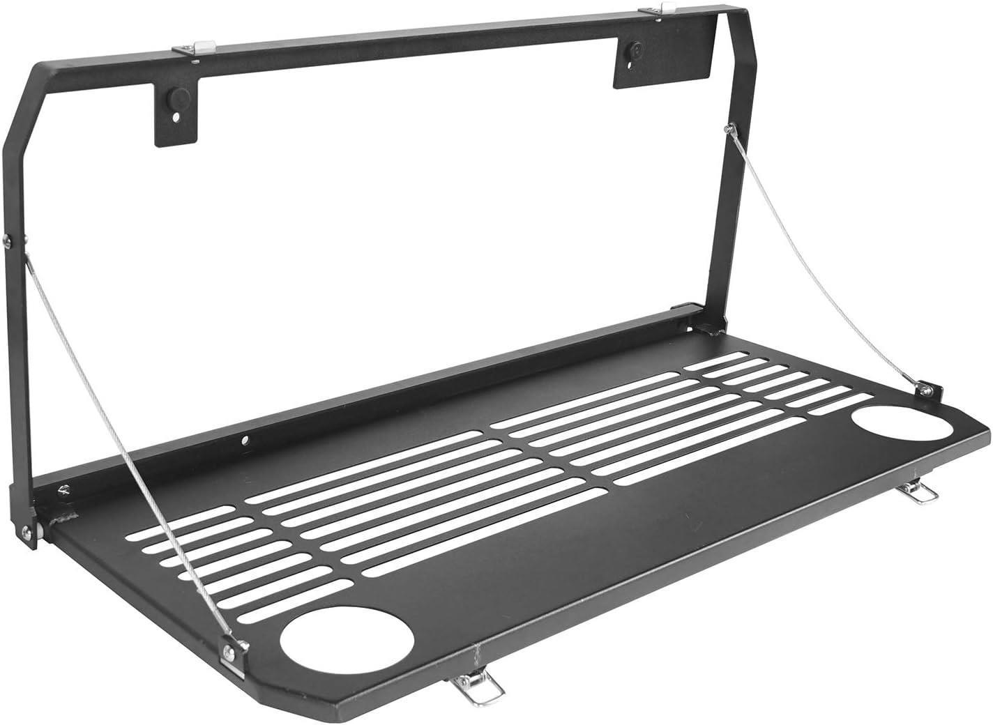 Sanmeng Tailgate Table Outdoor Camping Cargo Shelf Desk for 2018 - 2022 Jeep Wrangler JL & JLU Unlimited