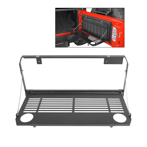 Sanmeng Tailgate Table Outdoor Camping Cargo Shelf Desk for 2018 - 2022 Jeep Wrangler JL & JLU Unlimited