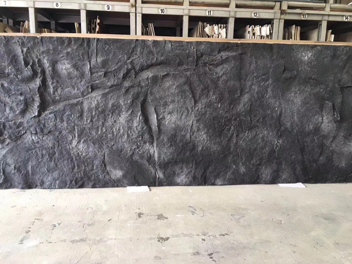 New material  PU Folio rock Stone panel wall Faux Polyurethane Stone Panel 3D Wall panel board