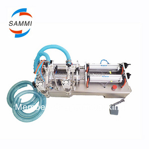 Desktop Double Nozzles Low Viscosity Liquid Filling Machine,liquid dispensing machine