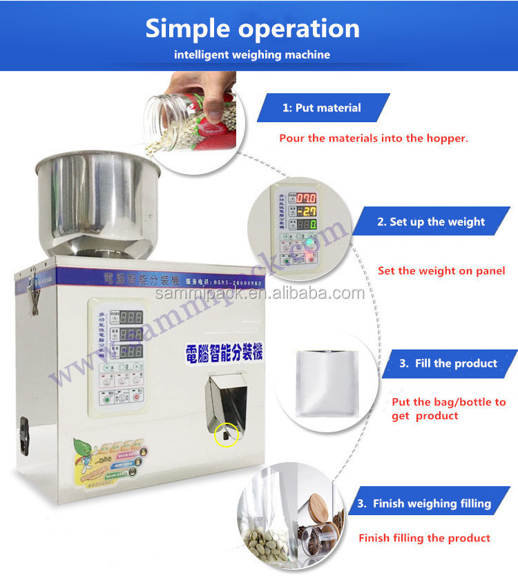 Automatic Flower Coffee Bean Dispenser Tea Bag Pouch Seeds Grain Sugar Powder Particle Filling Machine