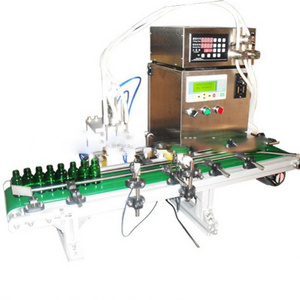 New arrive automatic oil dispensing machine/liquid bottling machine with conveyor