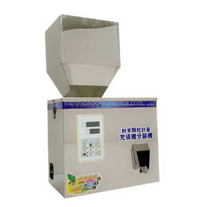 2-200g Automatic Bottle Bag Powder Filler Particle Weighing Filling Machine With Big Hopper