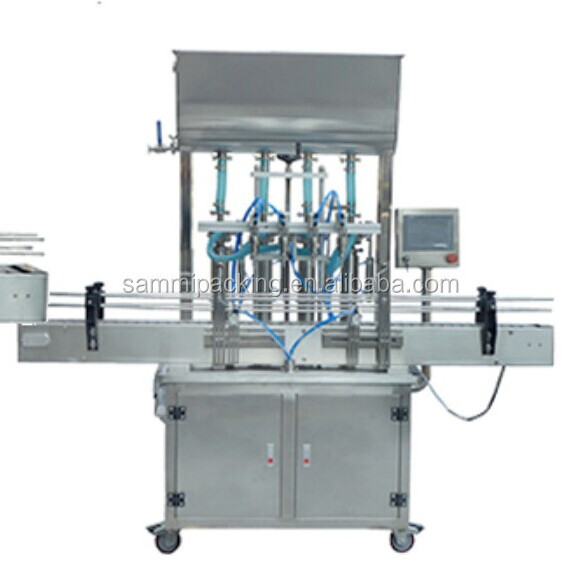 Automatic mineral water plant machine automatic liquid dispensing machine with 6 nozzles