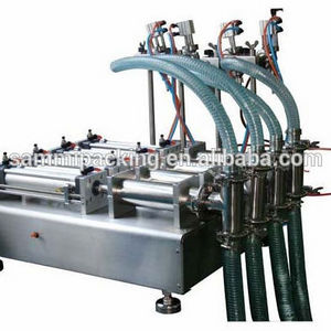 Stainless steel G1WY-4Y semi-auto liquid filling machine ,4 heads syrup filling machine