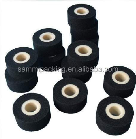 high quality  hot ink coding roller machine printer parts 36mm*32mm black hot printing ink roller for date coding