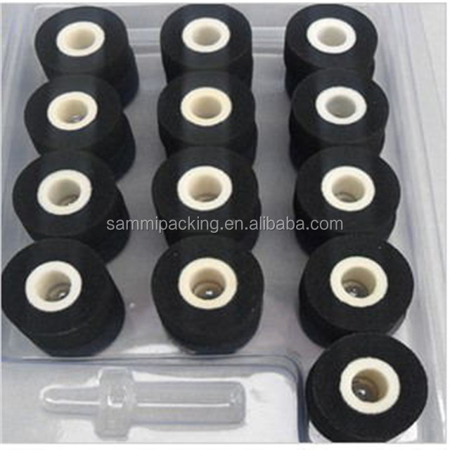 high quality  hot ink coding roller machine printer parts 36mm*32mm black hot printing ink roller for date coding