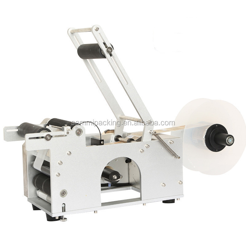 MT50 Semi-auto Round Bottle Labeling Machine, Semi-auto Labeler, Semi Automatic label machine