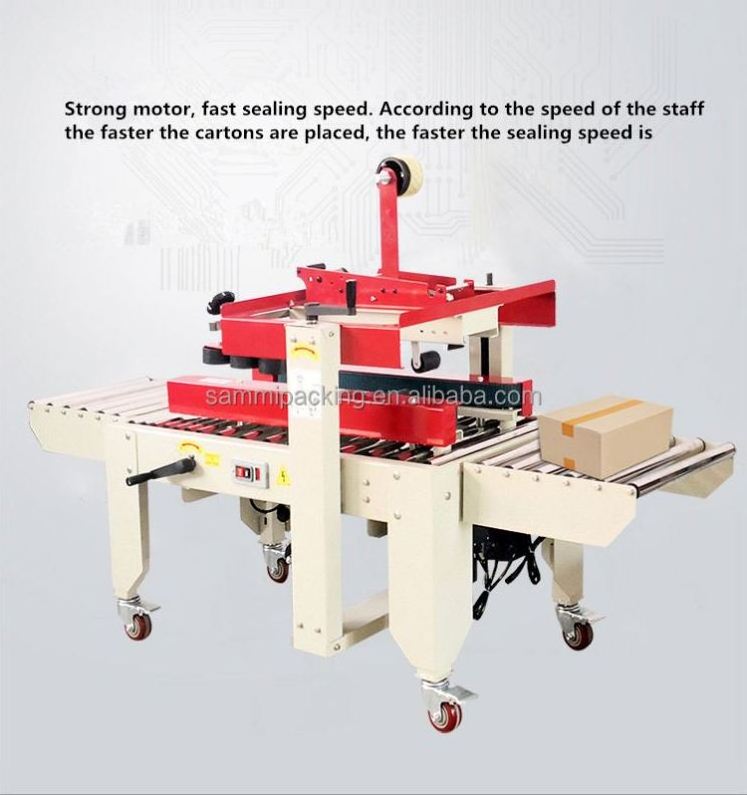 Automatic Case Packaging Machine Small Box Taping Carton Sealing Machine Left To Right Sealing