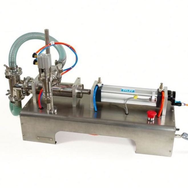 One Nozzle Horizontal chili oil filling machine, chili oil dispensing machine