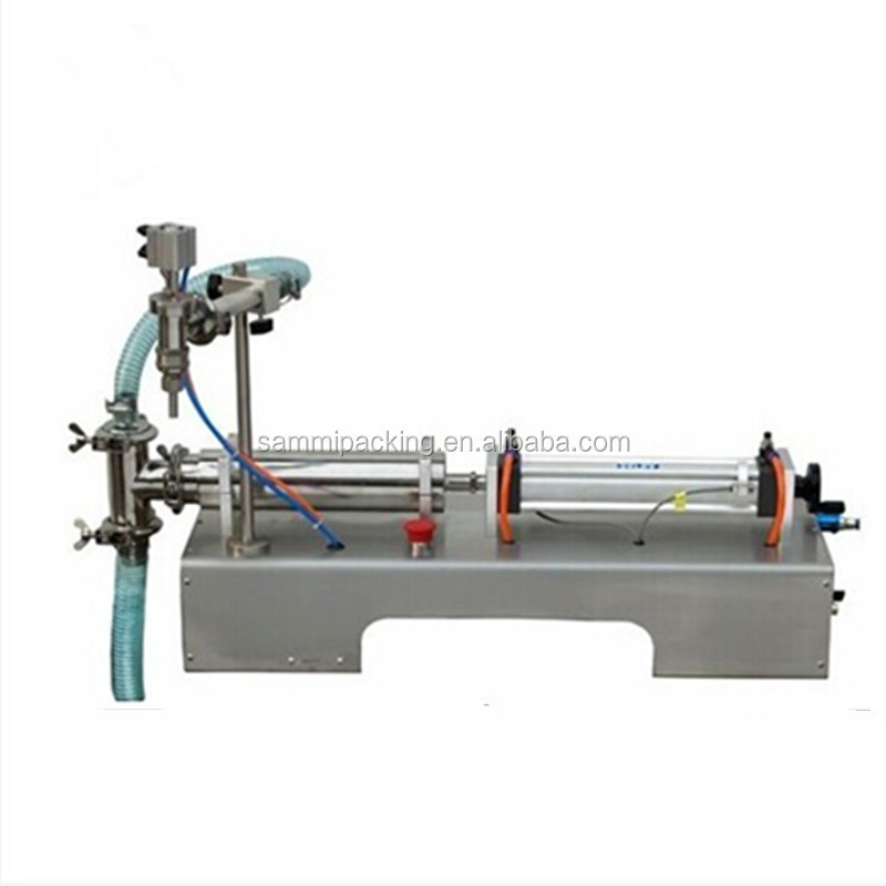 One Nozzle Horizontal chili oil filling machine, chili oil dispensing machine