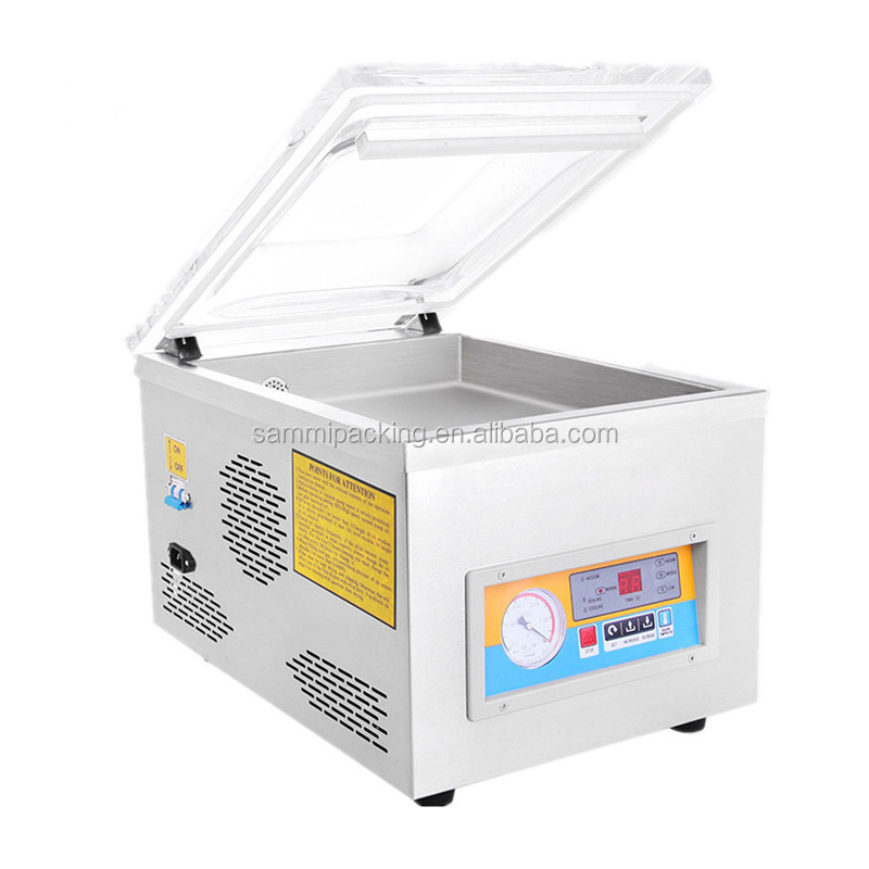 DZ-260 Stainless Steel Single Chamber vacuum sealer mini vacuum packing machine