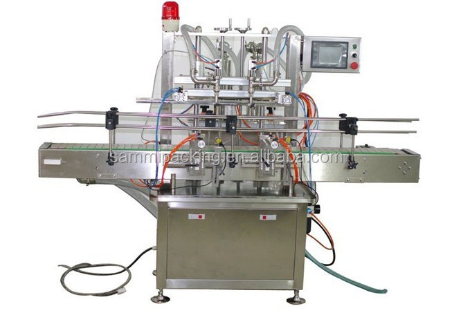 Automatic mineral water plant machine automatic liquid dispensing machine with 6 nozzles