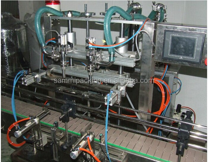 Automatic mineral water plant machine automatic liquid dispensing machine with 6 nozzles