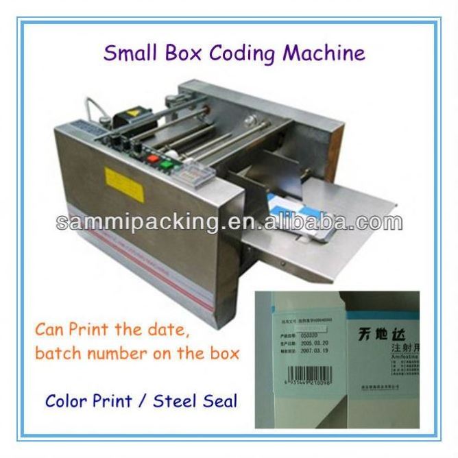 Top sale ink roller printing machine, date coder