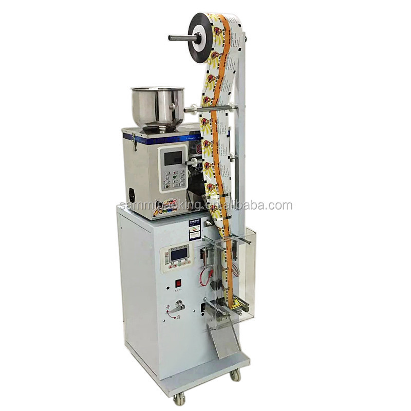 Full Automatic Weighing Chips Snacks Gummy Bears Candy Filling Packaging Machine Vffs Packing Machine