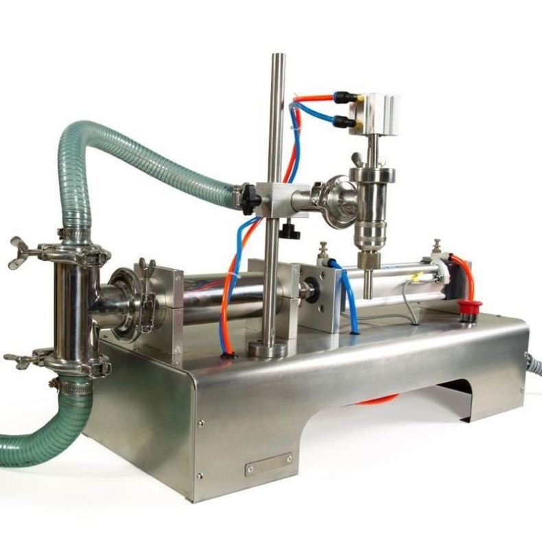 One Nozzle Horizontal chili oil filling machine, chili oil dispensing machine