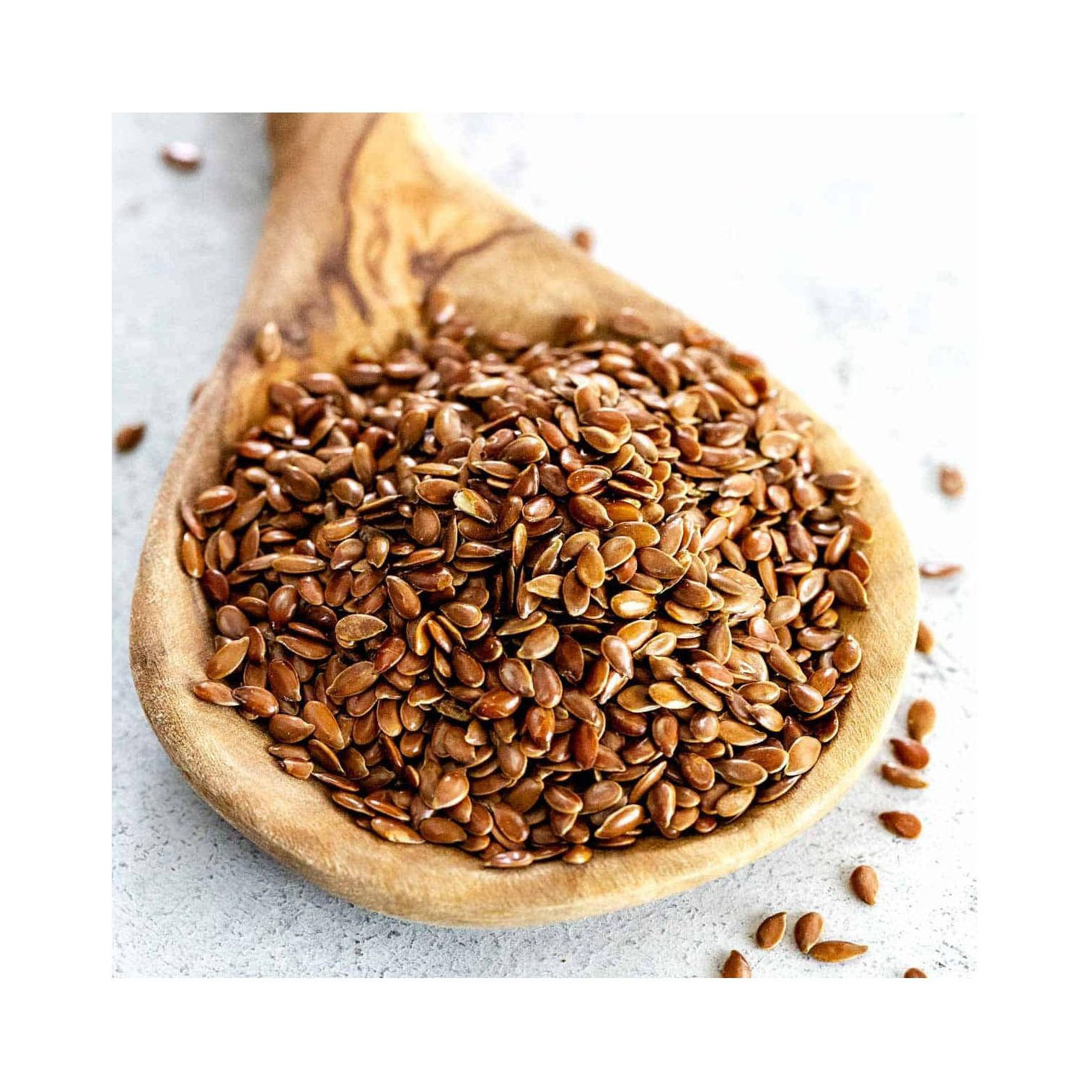 Non-GMO Organic Whole Gold Linseed Grain Brown Flax Seeds