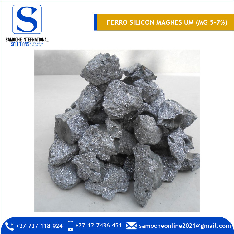 Ferro Silicon Magnesium (Mg 5-7%) for Foundry and Casting Iron Nodulizer