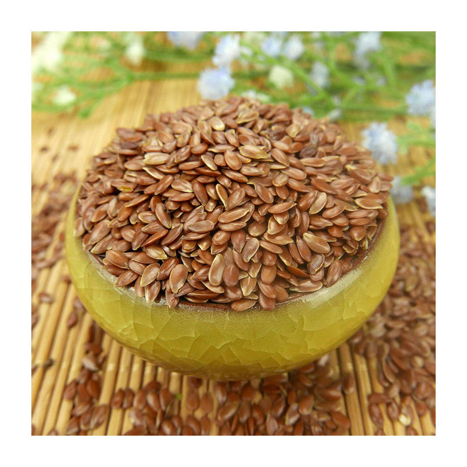 Non-GMO Organic Whole Gold Linseed Grain Brown Flax Seeds