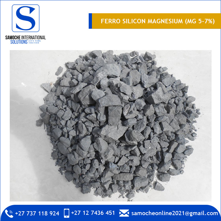 Ferro Silicon Magnesium (Mg 5-7%) for Foundry and Casting Iron Nodulizer