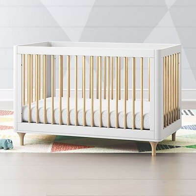 For Infant Factory White 9-in-1 Multi-functional Movable Convertible Luxury Newborn Kids' Cribs Baby Cot Crib Baby Wooden Bed