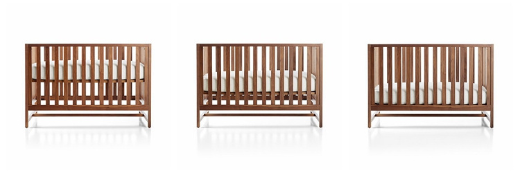 Baby bed Solid wooden baby bed swinging crib for new born baby cot crib