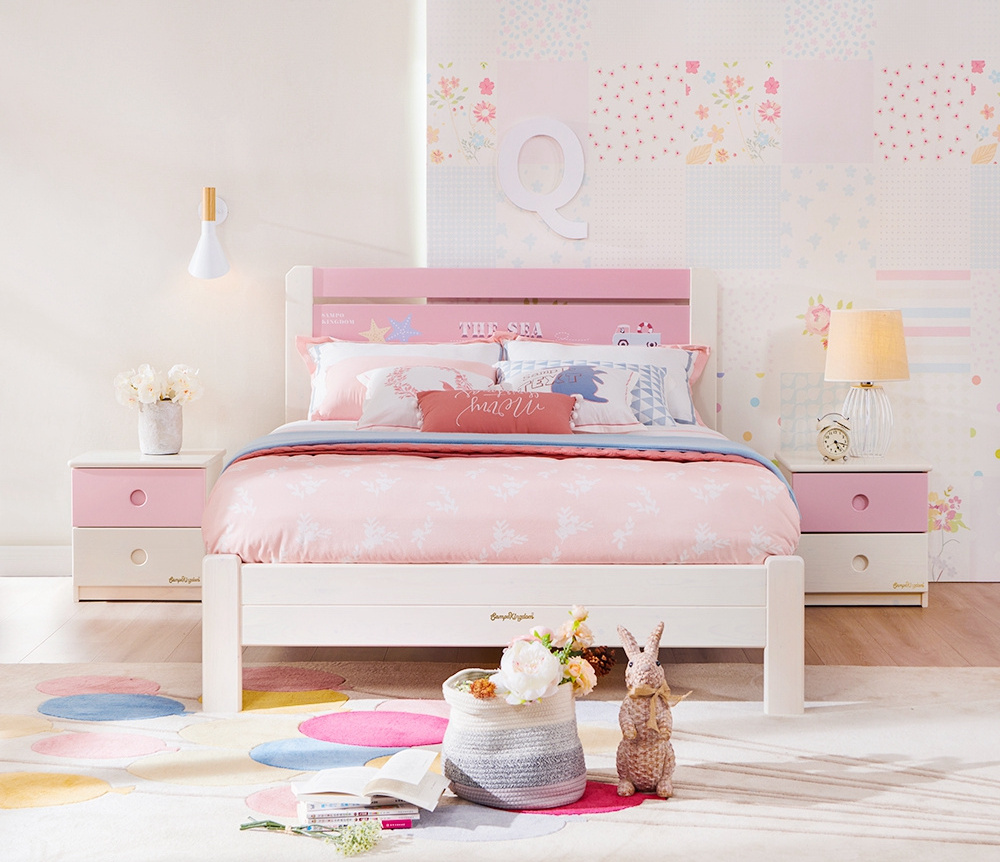 New design kid bed furniture israeli hello kitty beds for kids supplier children's bed European style children