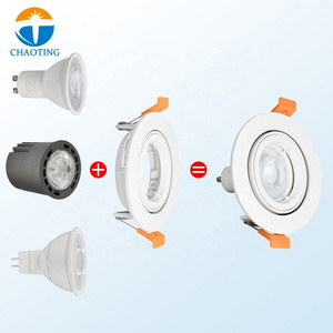 Dimmable Led Spot Light Die Cast Recessed Gu10 Downlight Housing