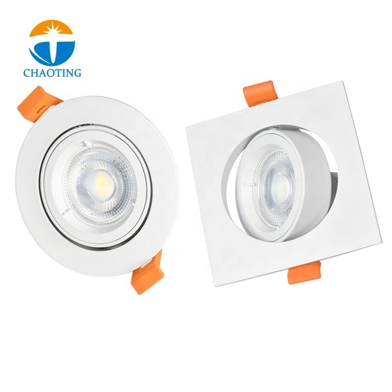 Dimmable Led Spot Light Die Cast Recessed Gu10 Downlight Housing