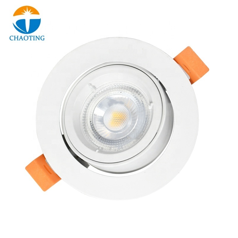 Dimmable Led Spot Light Die Cast Recessed Gu10 Downlight Housing