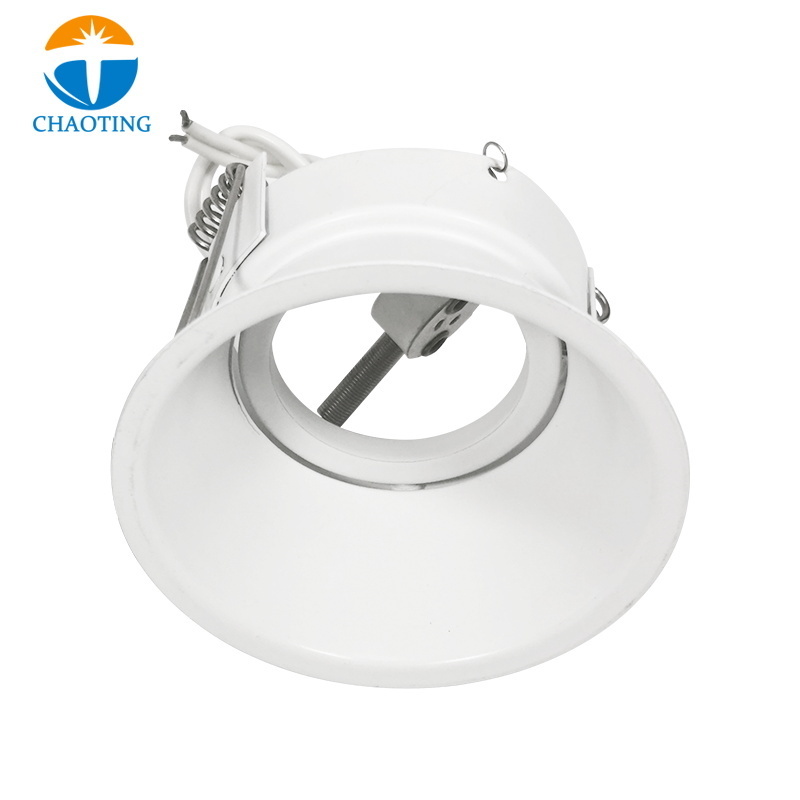 White Black Diepliggende Spot GU10 G5.3 Fitting House Ceiling Light MR16 LED Lights Spotlights Compatible with GU10 MR16 Bulb 80