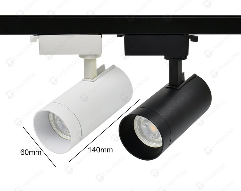 Ceiling Commercial Led Rail Lighting System Adjustable Mr16 Spotlight Dali Dimmable Gu10 Led Track Spot Light For Retail Shop