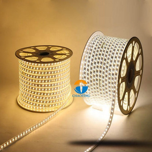 220V 5050 120 50M  House Decorations Red Yellow Rgbw Multi Color Led Flexible Light Strip Lamp Roll Led Strip Lights For Ceiling