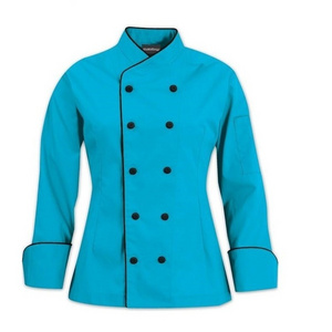 Wholesale Restaurant Kitchen Cooking Chef Working Wear Uniforms for Women Men Long Sleeves