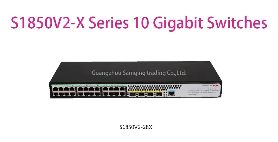 S1850V2-52X Ethernet Network Switch Four 10g SFP Uplink 52ports H3c Soho Switch