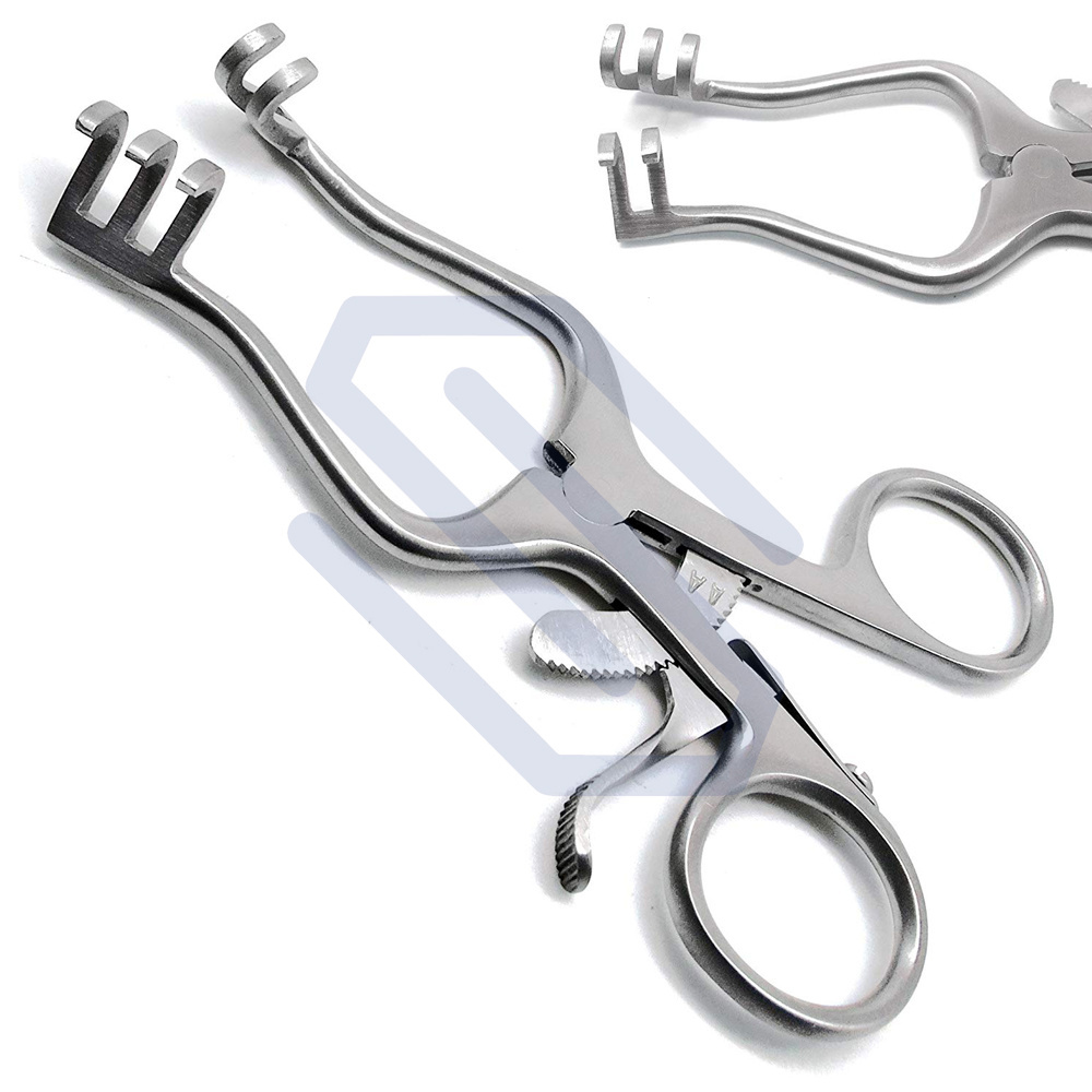 Surgical Weitlaner Retractor Blunt Veterinary Self Retaining Prongs Instruments Stainless Steel CE