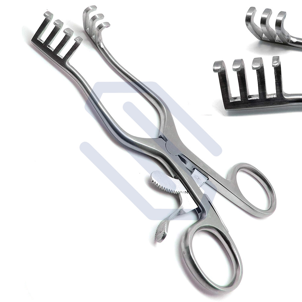 Surgical Weitlaner Retractor Blunt Veterinary Self Retaining Prongs Instruments Stainless Steel CE