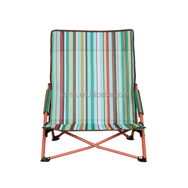 Wholesale Lightweight Portable Heavy Duty Beach Chairs Low Outdoor Camp Chair Folding Outdoor