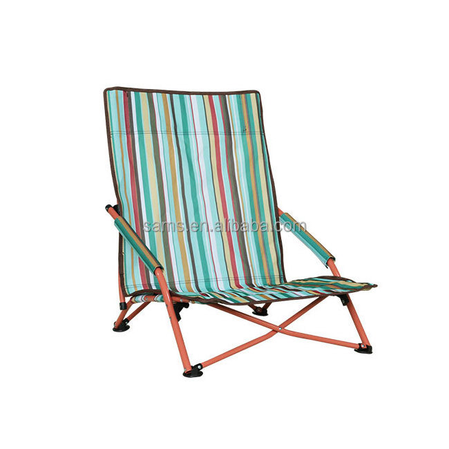 Wholesale Lightweight Portable Heavy Duty Beach Chairs Low Outdoor Camp Chair Folding Outdoor