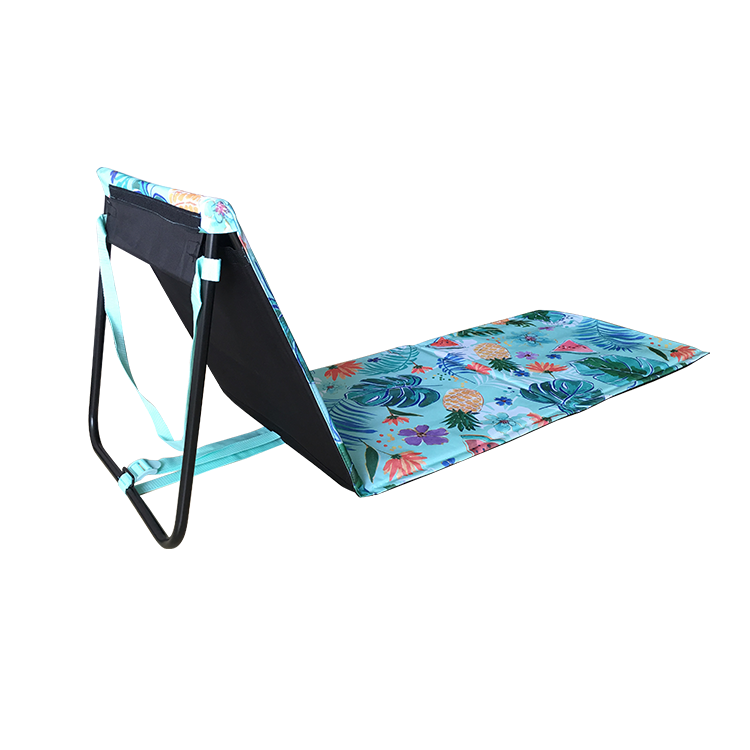 Factory Custom 600d Oxford Portable Beach Lounger Cushions Outdoor Camping Beach Mat Sand proof