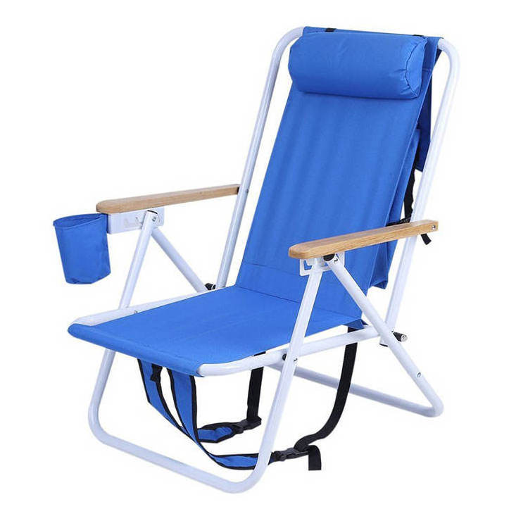 chaise lounge camping outdoor folding comfortable foldable beach adjustable recliner chair